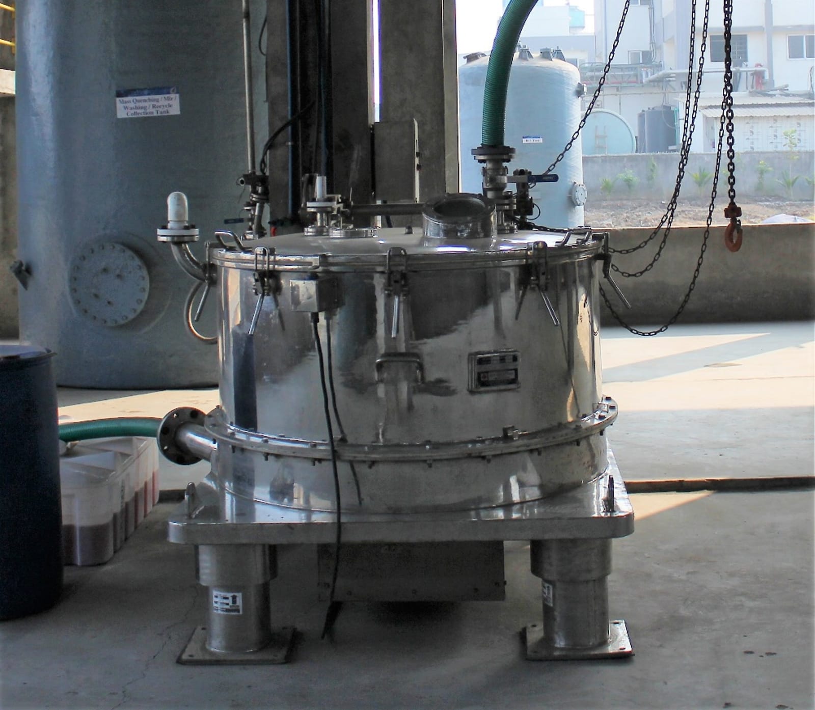Reactor and equipment close-up